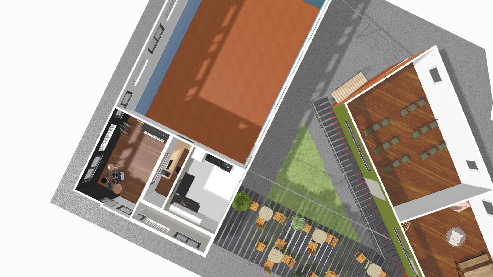 Materiales y obra de la terracita